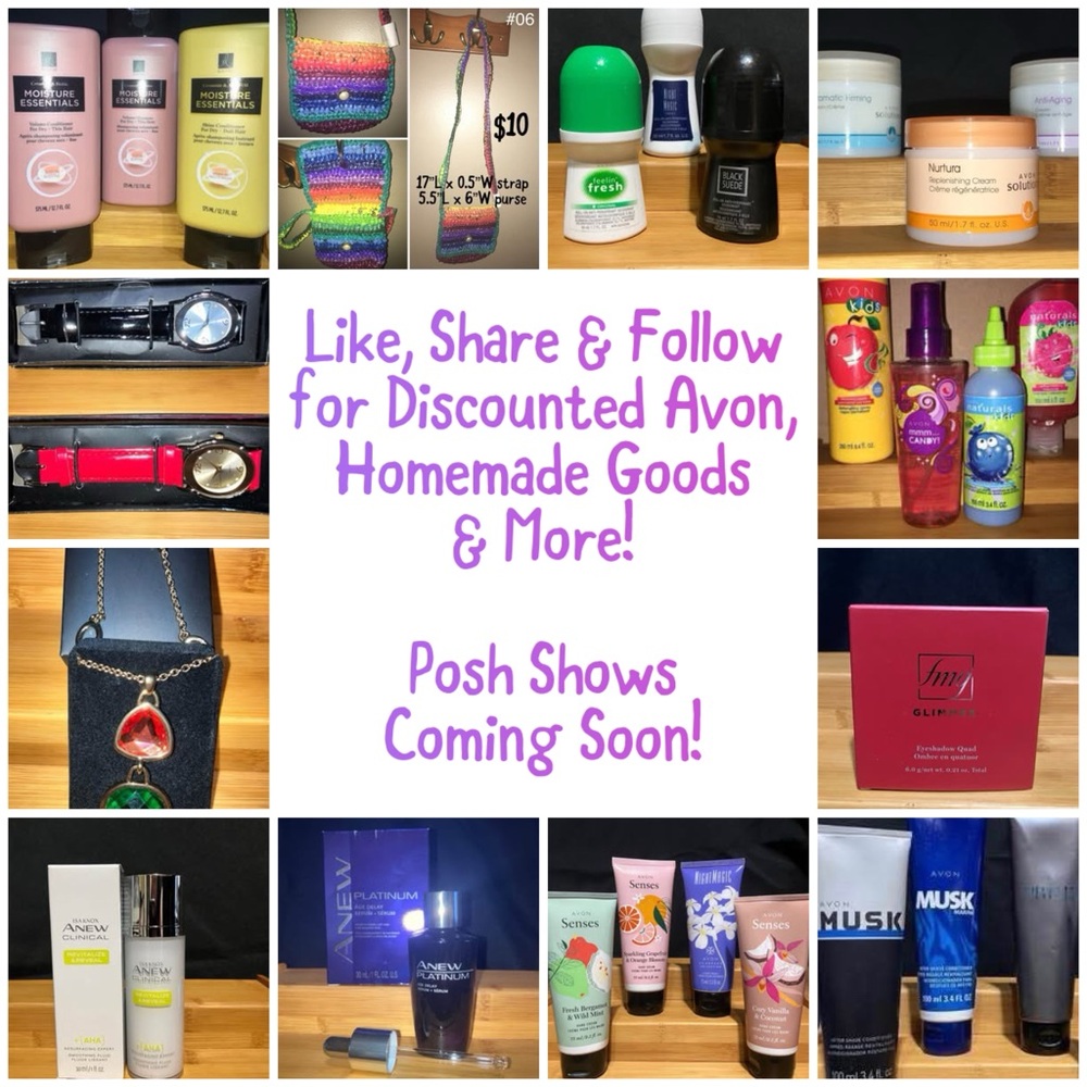 Avon, Homemade, Handmade, and more!!